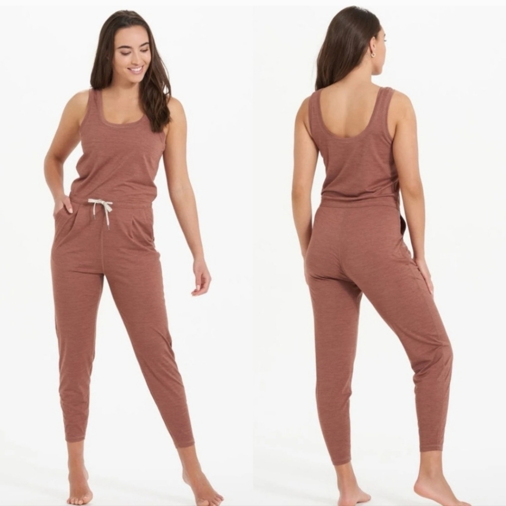Vuori Mauve Tank Jumpsuit